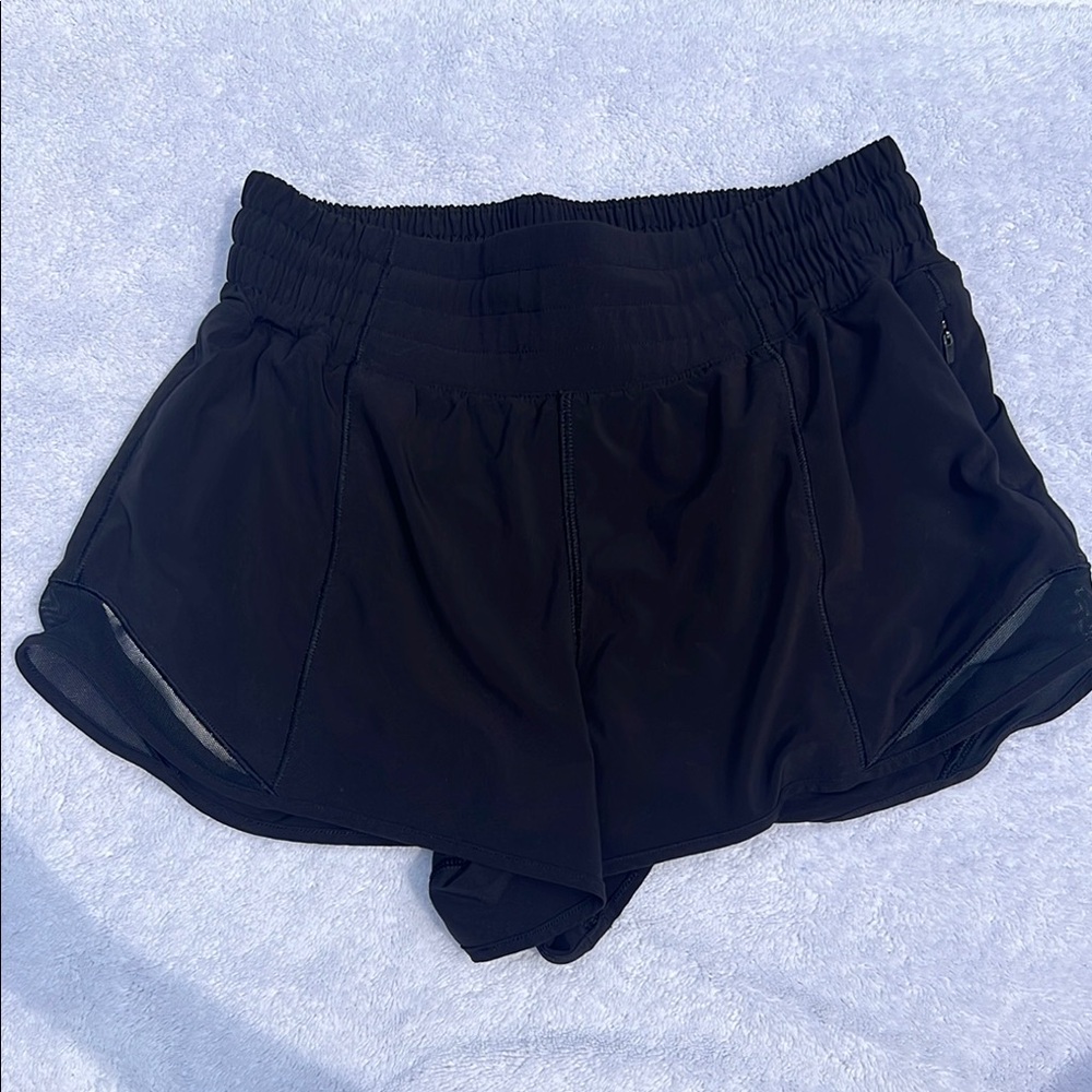 Lululemon Athletica Black Athletic Shorts with Flowy Design